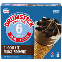 drumstick chockolate fudge brownie king cones